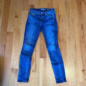 7 For All Mankind Vibrant Blue Skinny Jeans